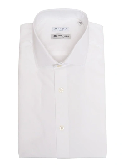 Shop Sartoria Del Campo-sonrisa Shirt In White