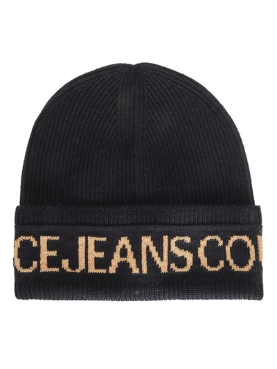 Shop Versace Jeans Couture Berret In Black