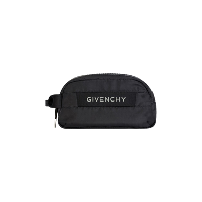 Pre-owned Givenchy G-trek Toilet Pouch 'black'