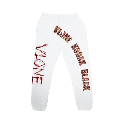 Pre-owned Vlone Zombie Joggers Sweatpants 'white'