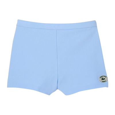 Pre-owned Sporty And Rich Sporty & Rich X Lacoste Sports Shorts 'panorama/marine' In Blue