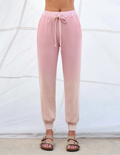 Shop Sundry Ombre Thermal Jogger In Parchment/peach In Multi
