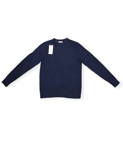 Shop Selected Men's Crewneck Sweater Peacoat In Navy In Blue