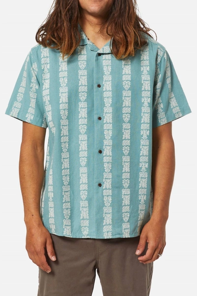 Shop Katin Men's Pele Shirt In Teal In Blue