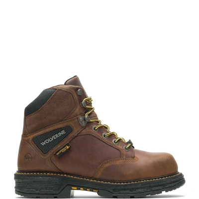 Shop Wolverine Men's Hellcat Ultraspring 6" Cm Carbonmax Work Boot - Extra Wide In Brown