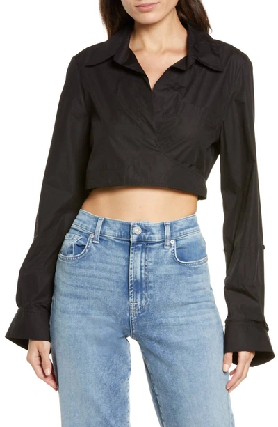 Shop Twp Ty Me Up Top In Black