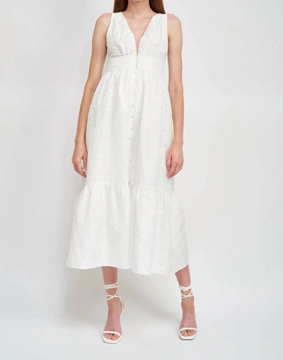 Shop En Saison Beatrice Maxi Dress In White