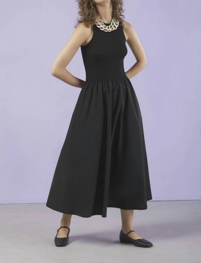 Shop Ottod'ame Papertouch Abito Dress In Black