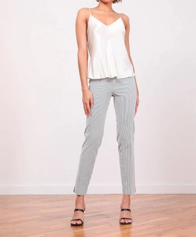 Avenue Montaigne Cropped Leopard-print Twill Pants In Multi