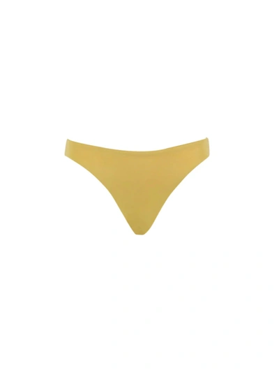 Shop Bromelia Swimwear Bonito Bikini Bottoms In Metallic Gold In Multi