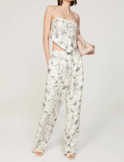 Shop Bec & Bridge Tillie Pants In Linear Floral In Multi