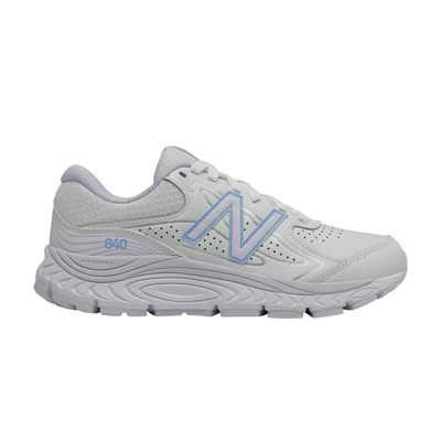 Pre-owned New Balance Wmns 840v3 'white Silent Grey'