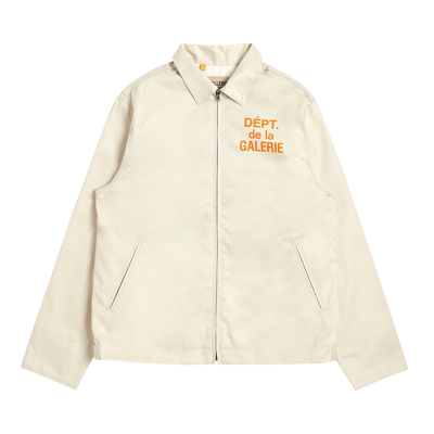 Pre-owned Gallery Dept. Monecito French Logo Jacket 'cream' In White