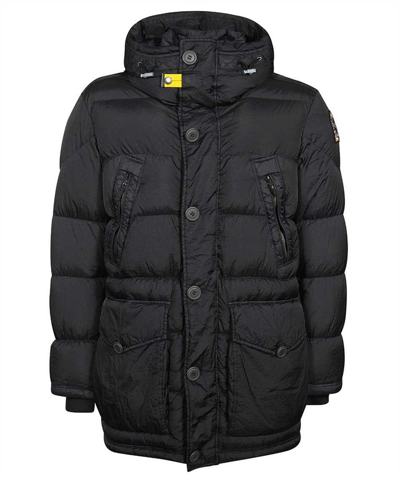 Shop Parajumpers Sheridan Hooded Down Jacket In Navy