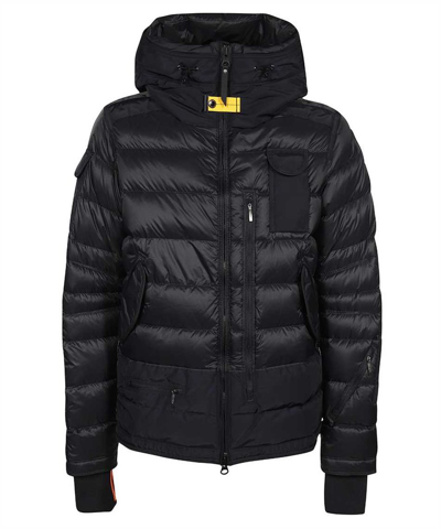 Shop Parajumpers Hooded Down Jacket In Navy