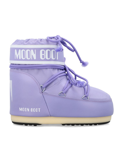 Shop Moon Boot Low Lace In Purple