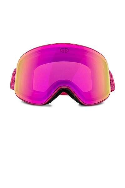 Shop Goldbergh Headturner Goggles In Passion Pink