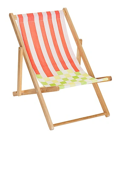 Shop Avalanche X Fwrd Beach Chair In Red  White  Green  & Yellow