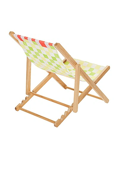 Shop Avalanche X Fwrd Beach Chair In Red  White  Green  & Yellow
