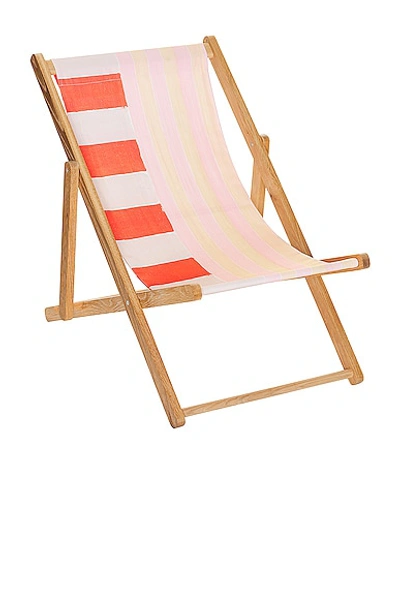 Shop Avalanche X Fwrd Beach Chair In Red  White  Pink  & Yellow
