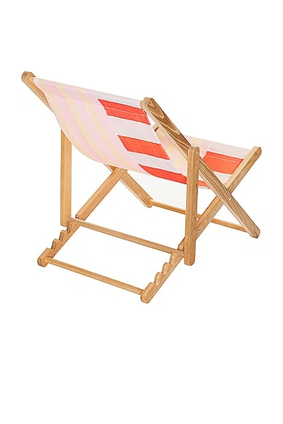 Shop Avalanche X Fwrd Beach Chair In Red  White  Pink  & Yellow