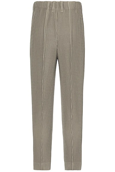 Shop Issey Miyake Compleat Trousers In Bronze Grey