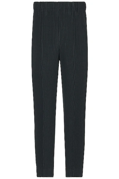 Shop Issey Miyake Compleat Trousers In Dark Green