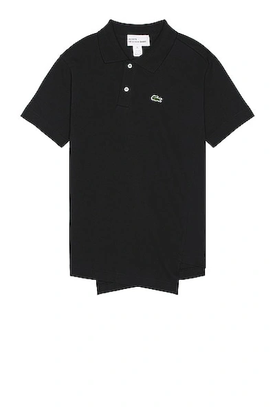 Shop Comme Des Garçons Shirt X Lacoste Polo In Black
