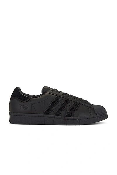 Shop Y-3 Superstar In Black