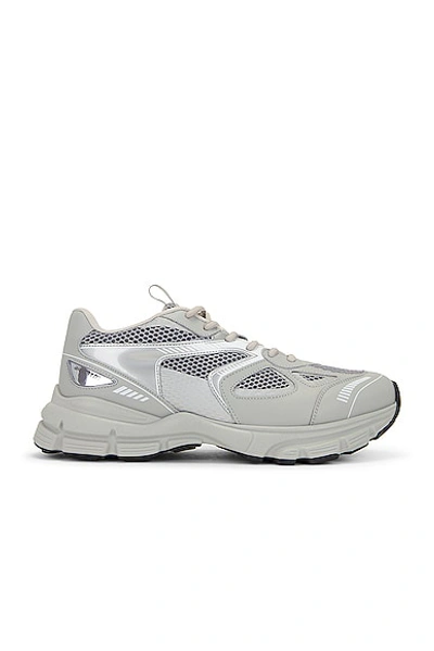 Shop Axel Arigato Marathon Runner Sneaker In Grey & Silver