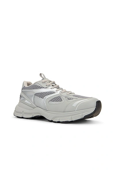 Shop Axel Arigato Marathon Runner Sneaker In Grey & Silver