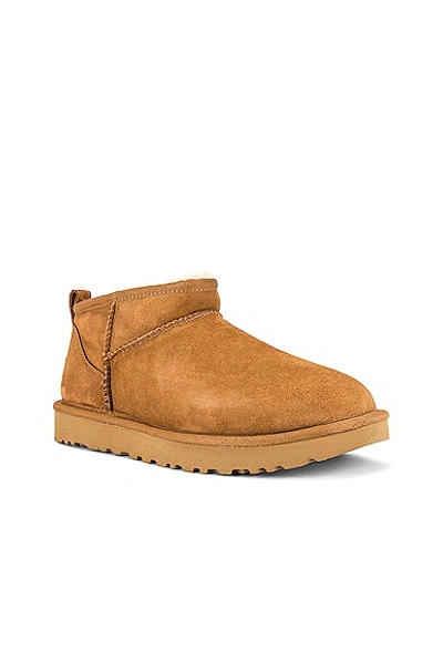 Ugg Classic Ultra Mini Boot In Chestnut