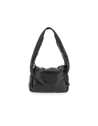 Shop Alexander Wang Designer Handbags Ryan Puff Bag In Noir