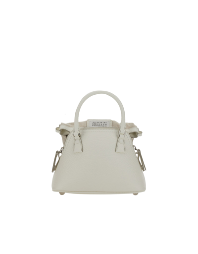 Shop Maison Margiela Designer Handbags 5ac Micro Bag In Blanc