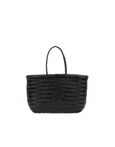 Shop Dragon Diffusion Designer Handbags Mini "triple Jump" Bag In Noir