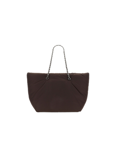 Shop Tory Burch Designer Handbags Ella Shopper Bag In Marron