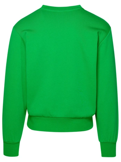 Shop Apc A.p.c. 'pokémon The Crew' Green Cotton Sweatshirt