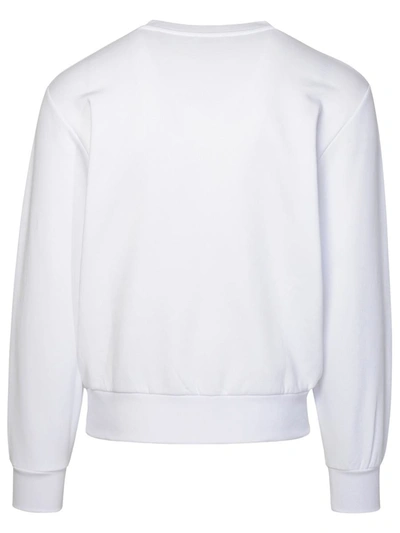 Shop Apc A.p.c. 'pokémon The Crew' White Cotton Sweatshirt
