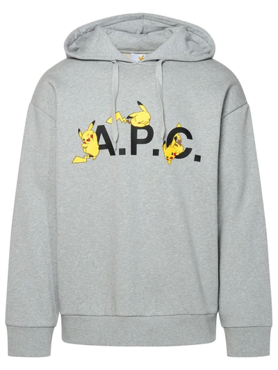 Shop Apc A.p.c. Sweatshirt Capp.pokemon In Grey