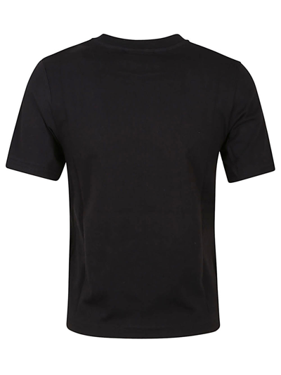 Shop Juicy Couture Logo Cotton T-shirt In Black