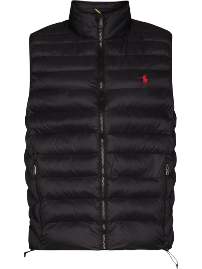 Shop Polo Ralph Lauren Padded Vest With Logo