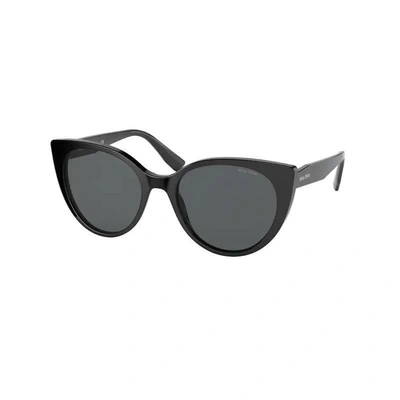 Shop Miu Miu Sunglasses In Black