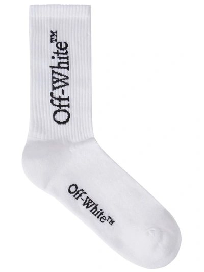 Shop Off-white Socks In Whiteblack