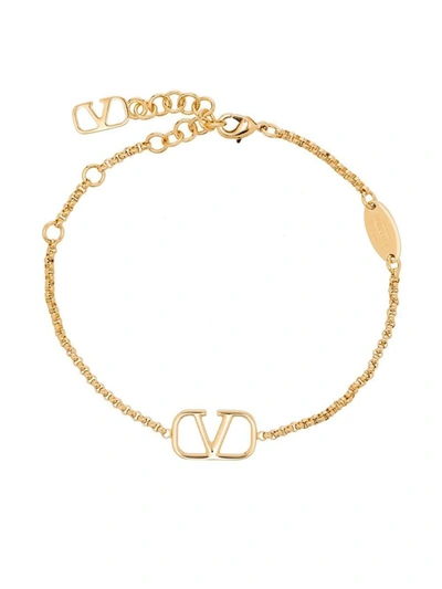 Shop Valentino Bracelets In Gold