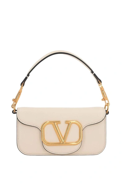 Shop Valentino Shopping Bags In Light Ivor
