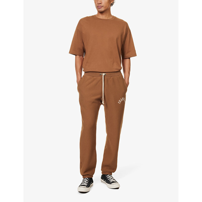 Shop Champion Men's Tts Brand-appliqué Drawstring-waistband Cotton-blend Jogging Bottoms