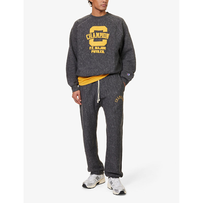 Shop Champion Men's Phaj Brand-appliqué Drawstring-waistband Cotton-blend Jogging Bottoms
