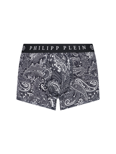 Shop Philipp Plein "briefs" Boxers In White