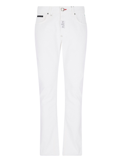 Philipp Plein Jeans In White