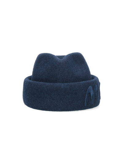 Shop Moncler Genius X Salehe Bembury Logo Hat In Blue